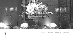 Desktop Screenshot of eventsbykathryn.com